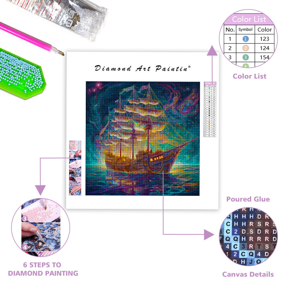 Ship Sails - Diamond Painting