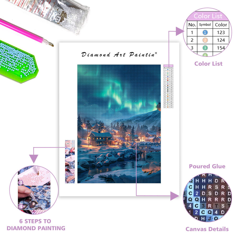 Aurora Town-Diamond Painting