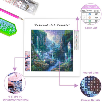 Crystal Valley-Diamond Painting