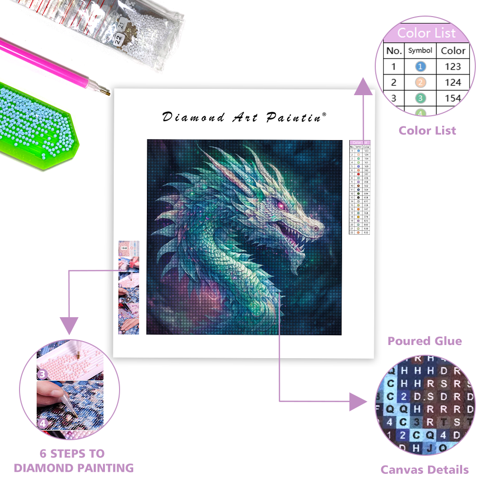 Dragon Sca - Diamond Painting