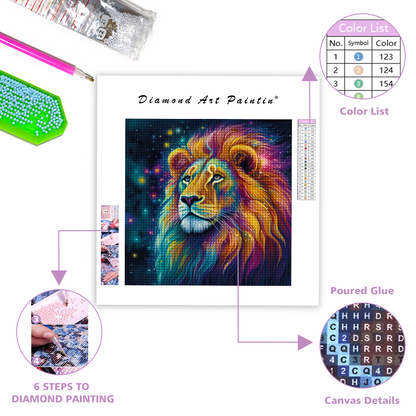 Lion Mane - Diamond Painting