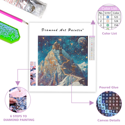 Stargazing Sanctuary - Diamond Painting