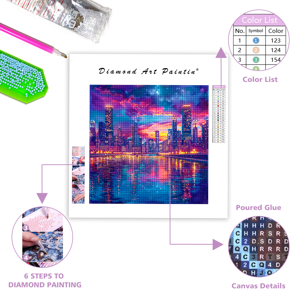 New York At Night - Diamond Painting