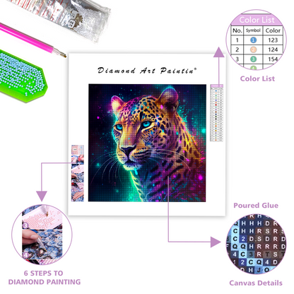 Magic Leopard - Diamond Painting