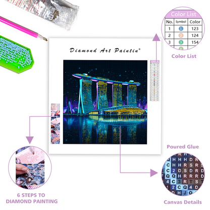 Marina Bay Sands - Diamond Painting