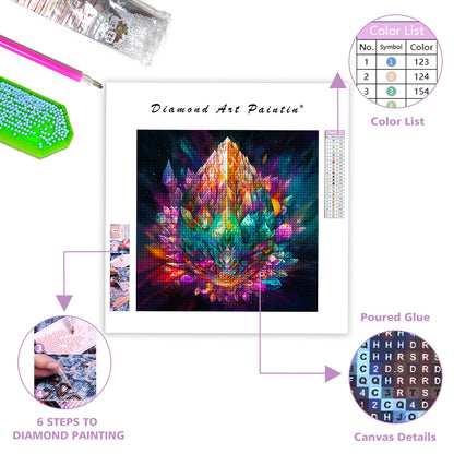 Mystical Gem Vibrant - Diamond Painting