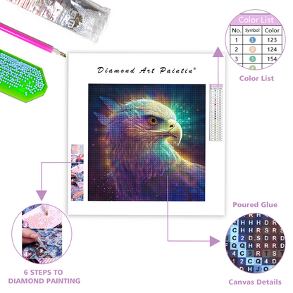 Eagle Eyes - Diamond Painting