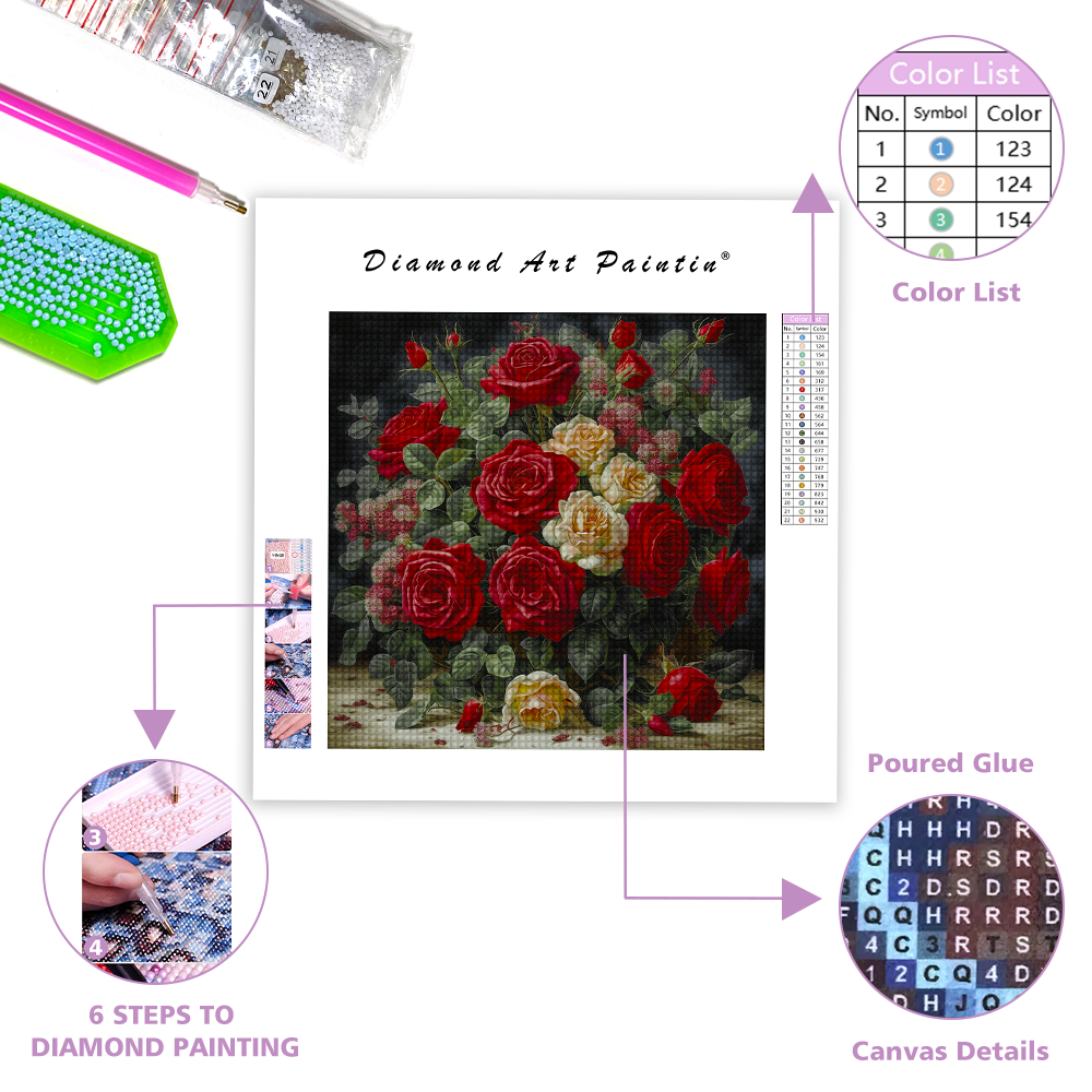 Bouquet - Diamond Painting