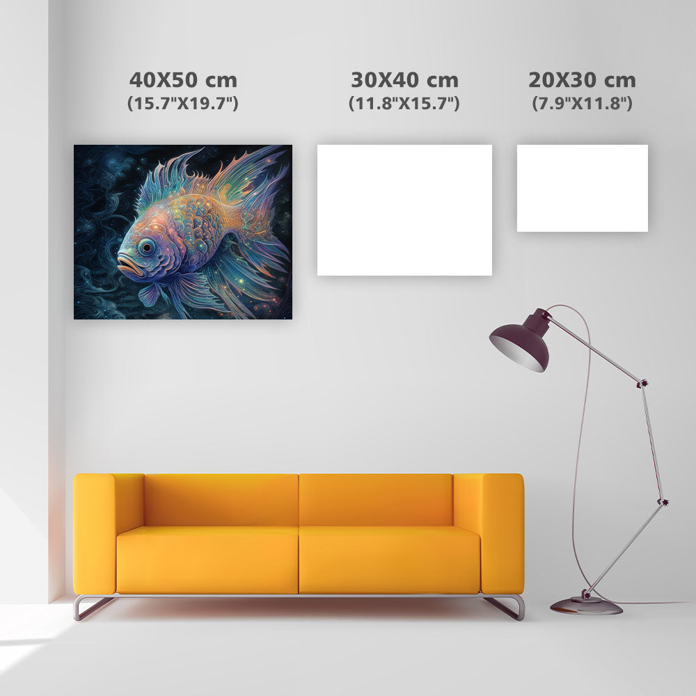 Ancient Fish - Diamond Painting