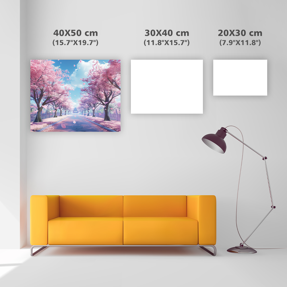 Cherry Blossom Forest - Diamond Painting