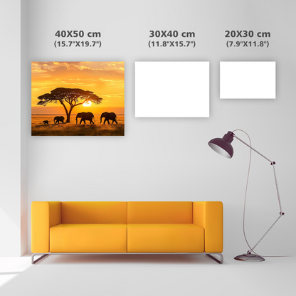 African nature background - Diamond Painting