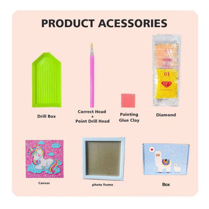 Pink Gift Diamond Painting Kit For Kids - Diamond Painting