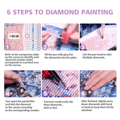 Eine flauschige Siamkatze - Diamond Painting