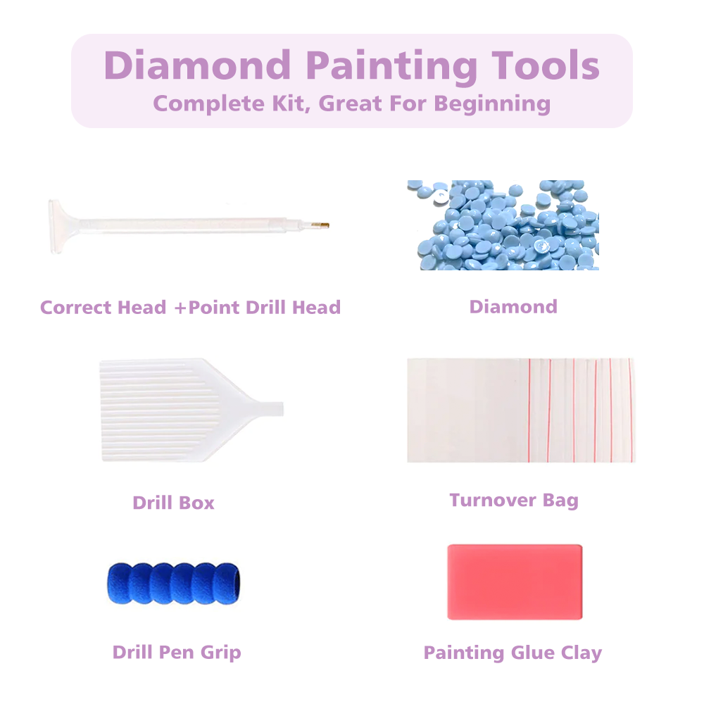 Purple Scenery - Diamond Painting