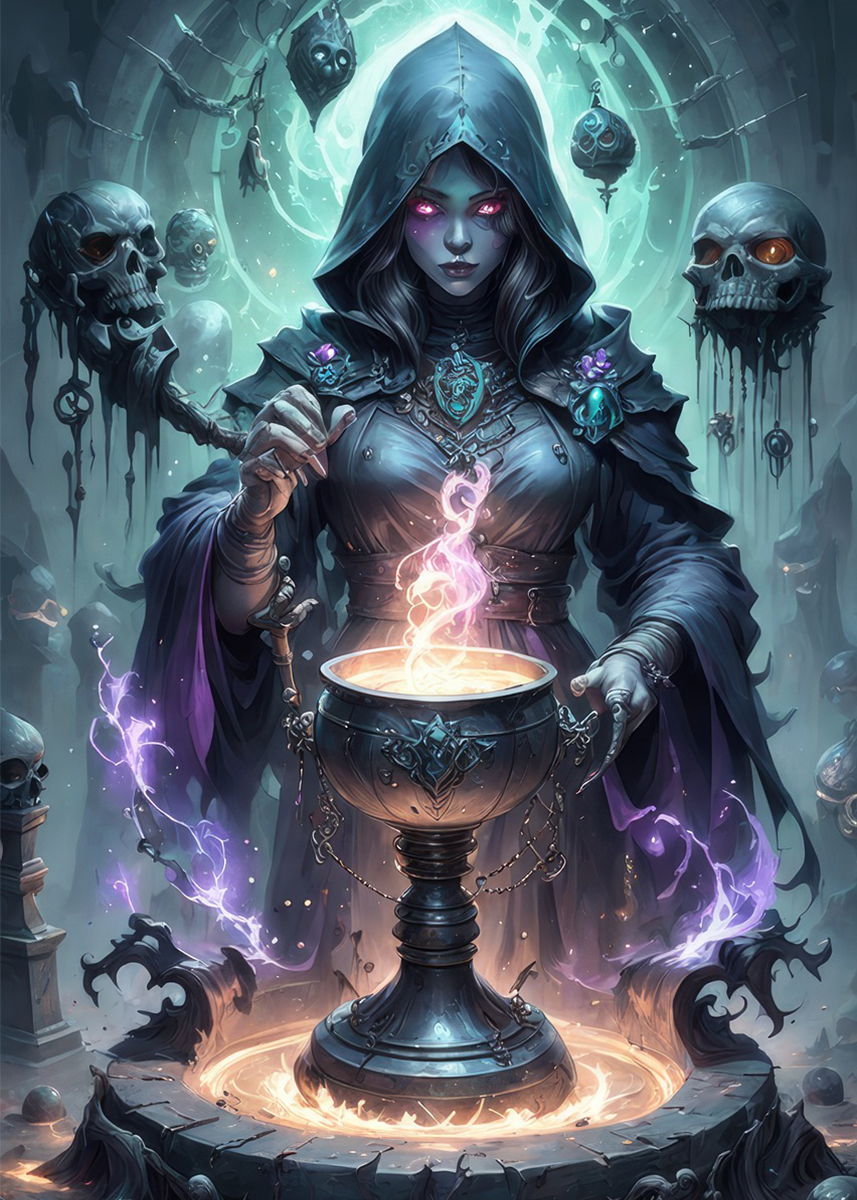 Witch Sorceress - Diamond Painting