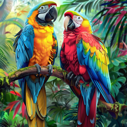 Parrot Bird - Diamond Painting