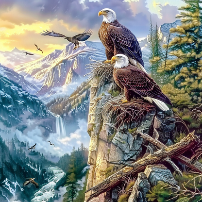 Magic Twenty-One Eagles - Diamond Painting