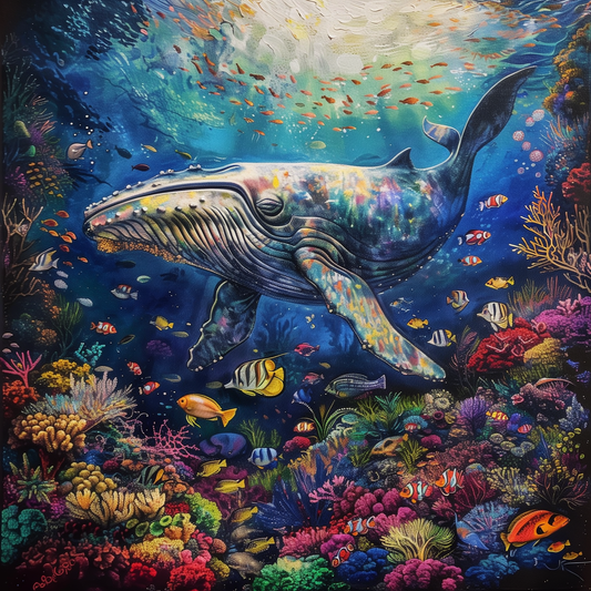 Fish School - Diamond Painting