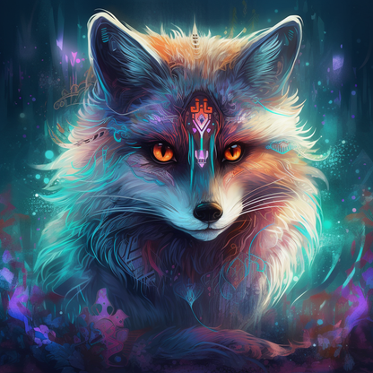 Fox's Gaze-Diamond Painting