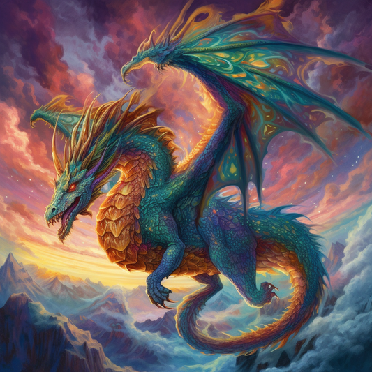 Majestic Dragon - Diamond Painting