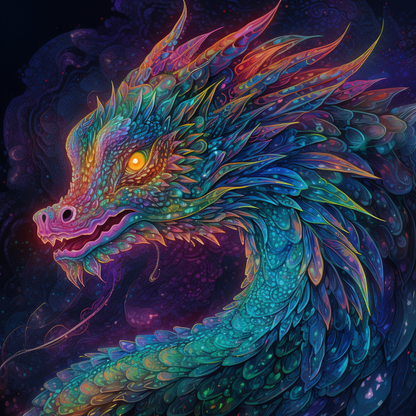 Ghost Dragon - Diamond Painting