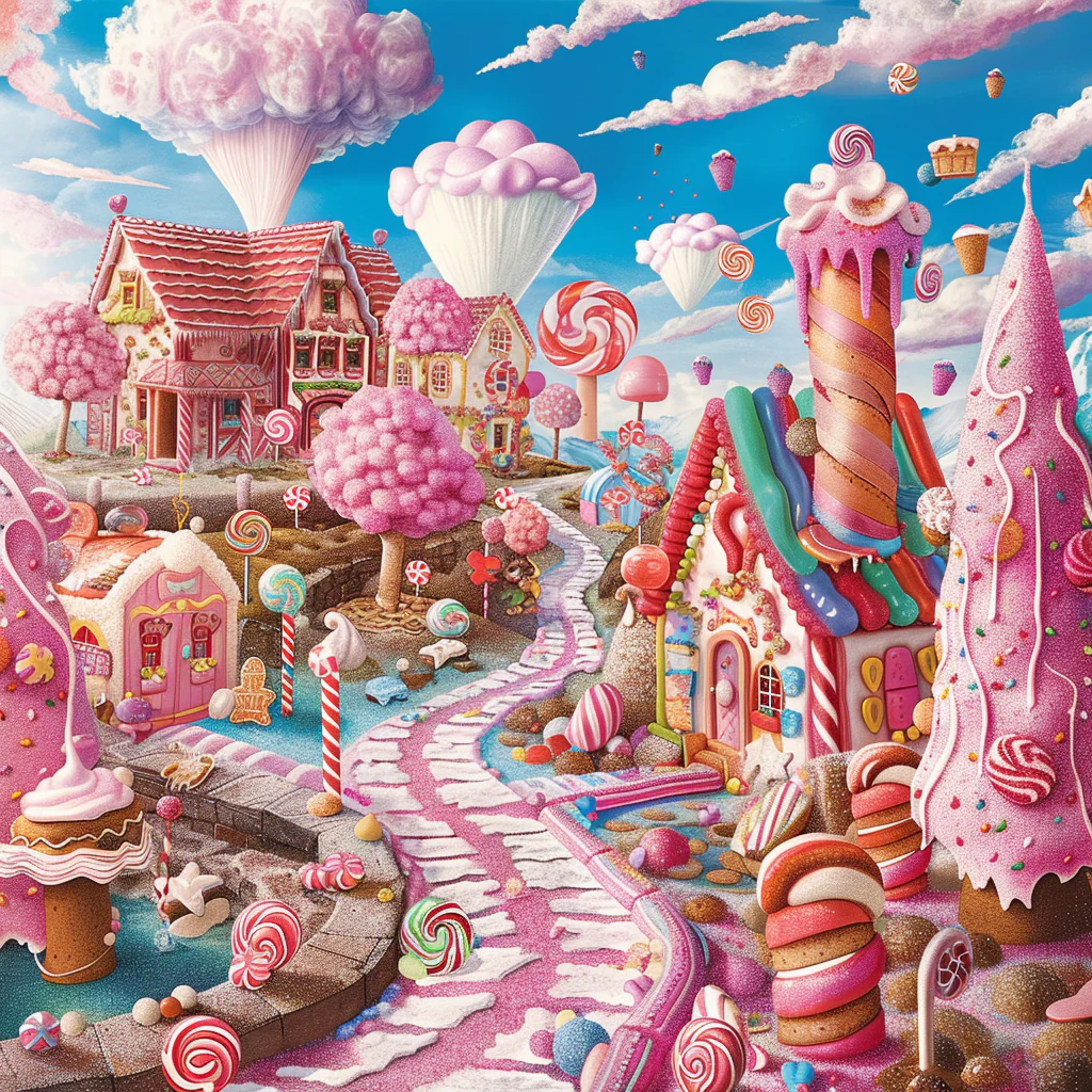 Sugarlicious Fantasyland - Diamantmalerei