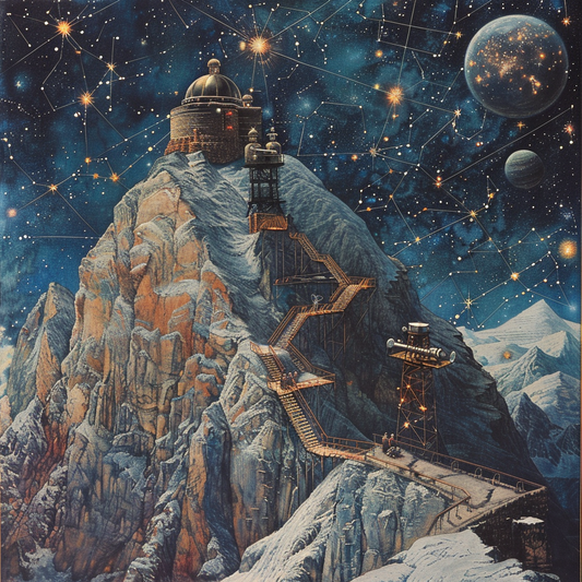 Stargazing Sanctuary - Diamond Painting