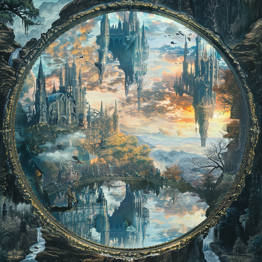 Fantasy city of elements - Diamond Painting