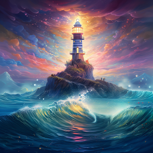 Mystical Lighthouse - Diamond Painting