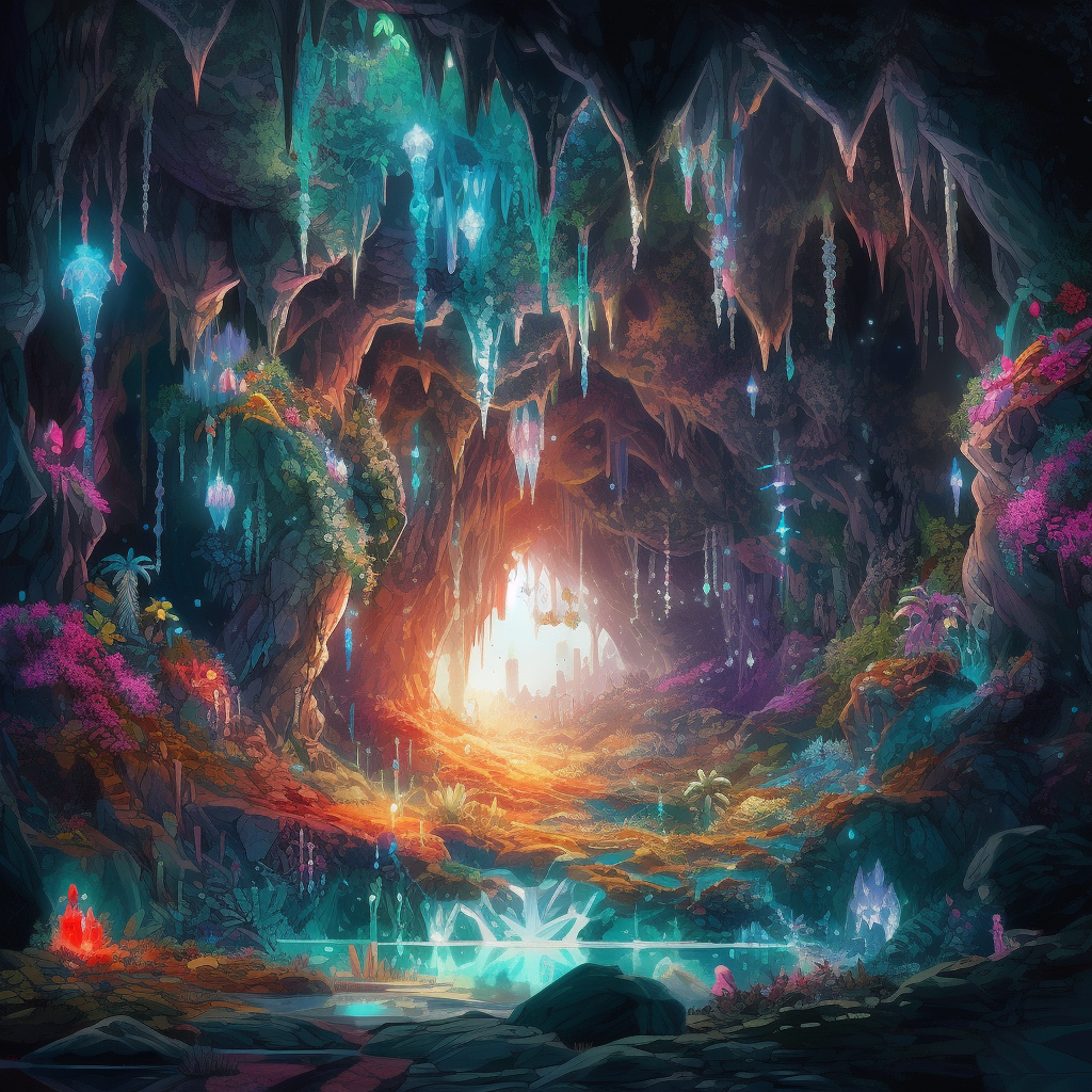 Enchanted Cave - Diamond Painting