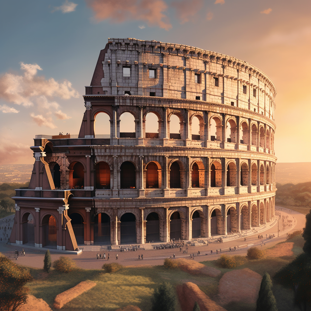 Colosseum in Rome - Diamond Painting