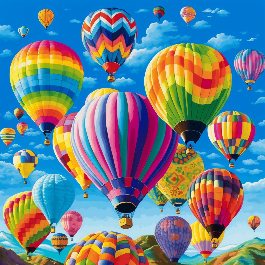 Floating Balloons - Diamond Painting