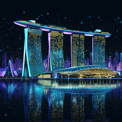 Marina Bay Sands - Diamond Painting