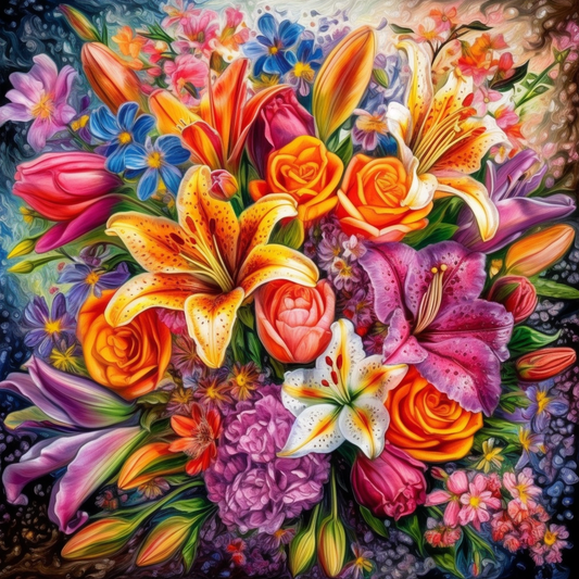 Floral - Diamond Painting