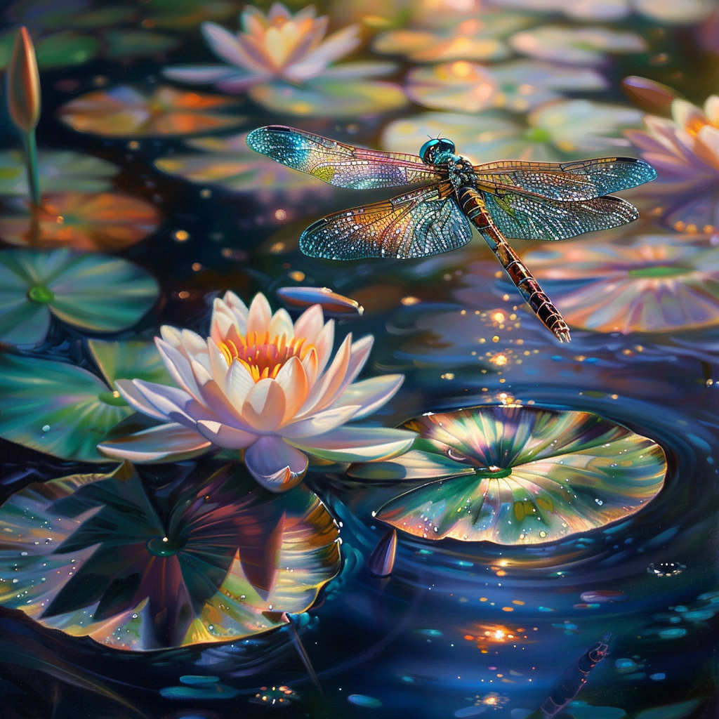 Delicate Dragon - Diamond Painting