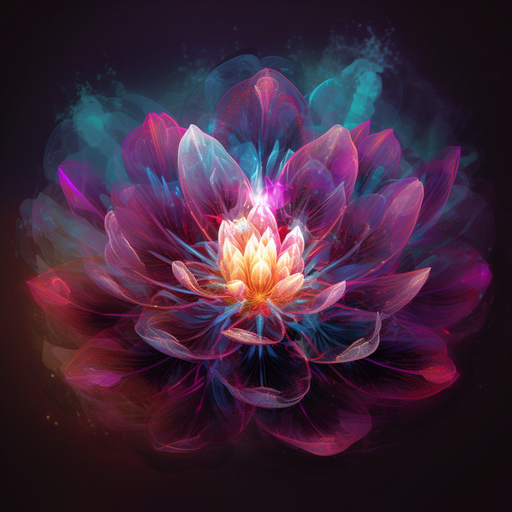 Flower Etherea - Diamond Painting