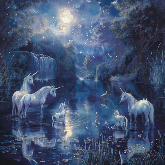 Enchanted Unicorn - Diamond Painting