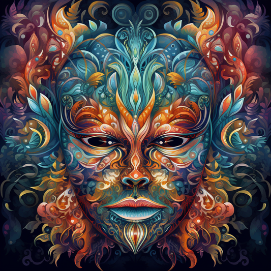 Mystical Mask - Diamond Painting