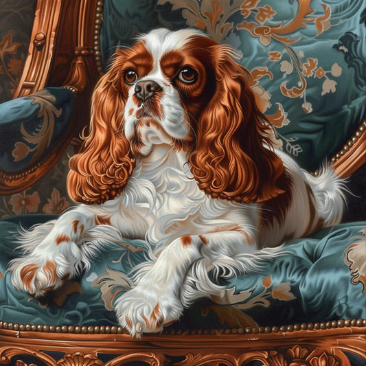 Cavalier King Charles Spaniel - Diamantmalerei