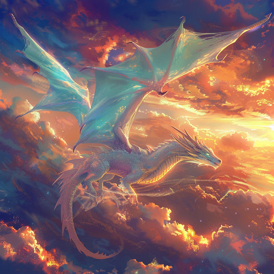 Dragon de rêve - Peinture diamant
