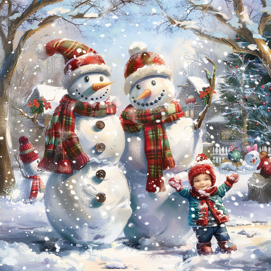 Snowman Brothers - Diamond Painting