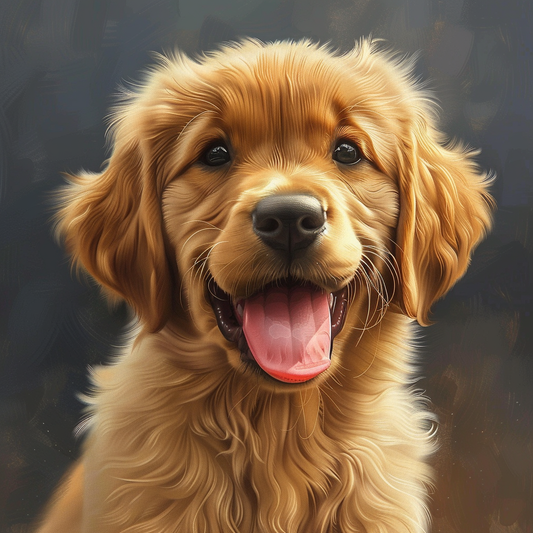 Cute puppy - Diamond Painting