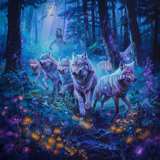 Pack of Wolves - Diamond Painting