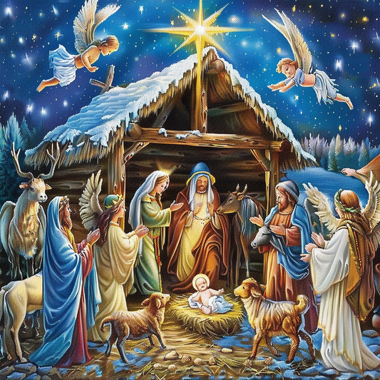 Nativity Scene - Diamond Painting